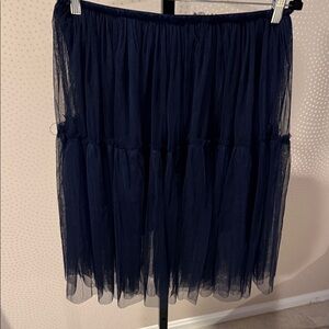 Hayden Midnight Blue A-Line Tulle Skirt